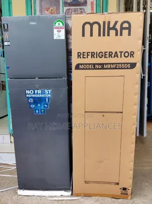 Brand New Mika 255L No Frost Double Door Refrigerator