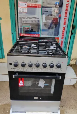 Mika Standing Cooker 60x60 3 Gas + 1 Electric Plate