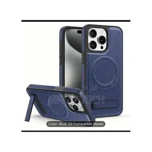 Santa Barbara Polo Leather Pouch Case for iPhone 16 Pro Max with Camera Cover