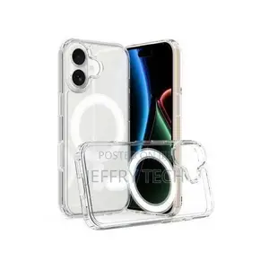 Kesi ya iPhone 17 Magsafe Nyeupe ya Uwazi