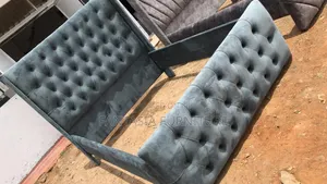 Kitanda Nyeusi/Kijivu cha 5x6 na Godoro