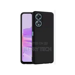 Silicone Back Case for Oppo A60 4G - Black