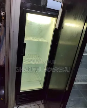 Black 3-Tray Display Fridge