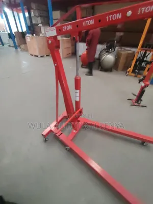 Heavy Duty Engine Crane Hoist yenye Magurudumu ya Castor