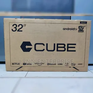 Cube 32" Android TV na Mwaka 1 wa Dhamana