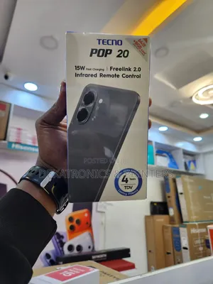 Tecno Pop 20 128GB Mpya Nyeusi