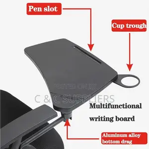 Kiti Nyeusi cha Kukunja cha Homework chenye Pedi
