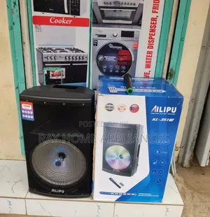Ailipu Rechargeable Trolley Speaker 15" with Wireless Mic & Remote
