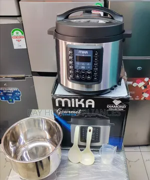Mika 6L Electric Pressure Cooker - Stainless Steel Pot