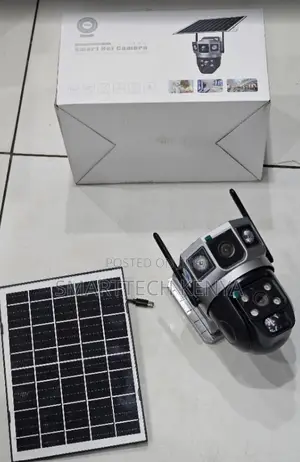 4G Solar PTZ CCTV Camera with Dual Lens & Motion Detection