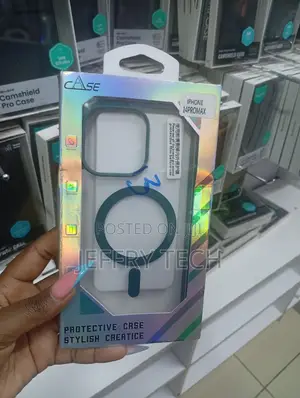 Kifaa cha Simu cha iPhone 14 Pro Max chenye Sumaku cha Uwazi na MagSafe