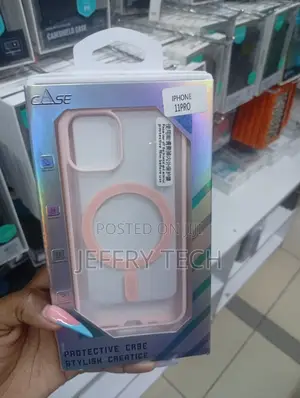 Kesi ya Simu ya Pink yenye Sumaku kwa iPhone 11 Pro