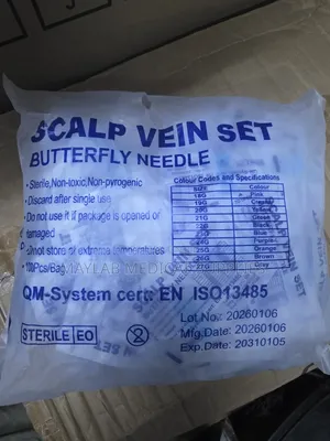 Scalp Vein Set | Butterfly Needle Set kwa IV Infusion & Ukusanyaji Damu