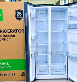 Syinix Fridge ya Side-by-Side 460L na Dispenser