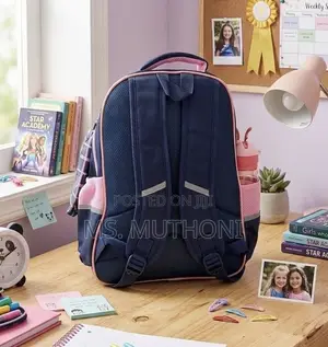 Set ya Mfuko wa Shule na Kipochi cha Penseli Kisichopitisha Maji kwa Wasichana