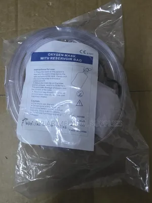 Maski ya Oxygen na Reservoir Bag - Non-Rebreather