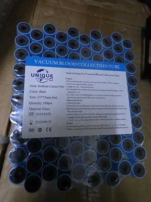 Blue Top Vacutainer Tubes - Sodium Citrate