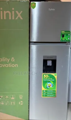 Syinix 257L Friji ya Milango Miwili No Frost na Water Dispenser