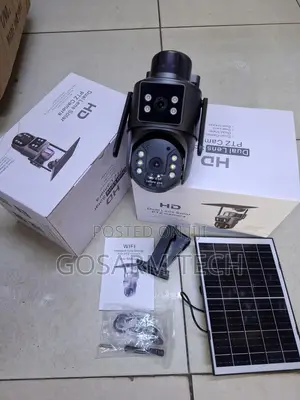 UBOX 4MP Solar Dual Lens WiFi Security Camera