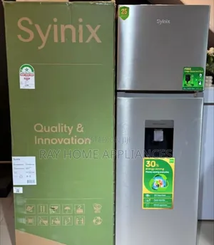 Syinix 257L Mpya No Frost Double Door Refrigerator