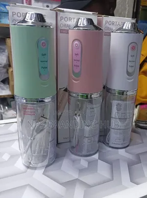 Rechargeable Portable Oral Irrigator with 4 Nozzles