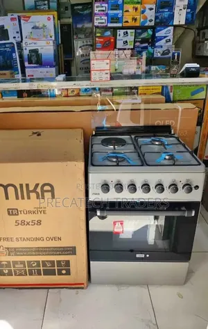Mika 58x58 Freestanding Cooker with Electric Oven