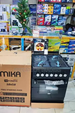 Brand New Mika 3 Gas + 1 Electric Cooker - Auto Ignition
