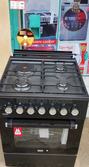 Mika 60x60 Freestanding Cooker - 4 Function Oven & Rotisserie