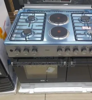 Mika 60x90 Standing Cooker - 4 Gas + 2 Electric Hotplates