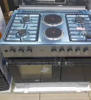 Mika 60x90 Gas & Electric Cooker - Auto Ignition & Rotisserie