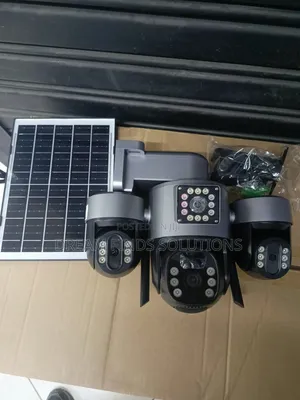 OmniGuard Triple-Lens 4G Solar PTZ Camera - AI Security