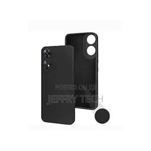 Oppo A18 Black Silicone Back Case