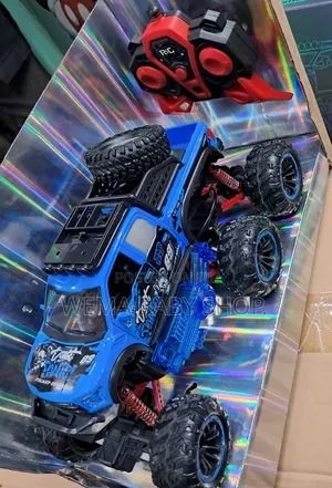 Treni ya Monster ya Magurudumu 6 ya Remote-Controlled Off-Road