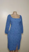 Baby Blue Off-Shoulder Maxi Dress - 1