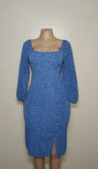 Baby Blue Off-Shoulder Maxi Dress - 2