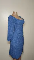 Baby Blue Off-Shoulder Maxi Dress - 3