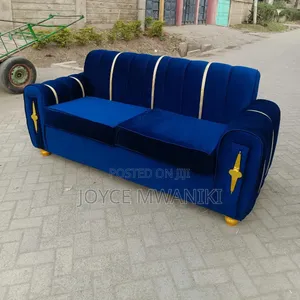 3 Seater Sofa - Royal Blue