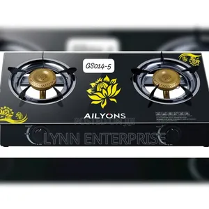 Ailyons 2 Burner Glass Top Gas Cooker GS014-5