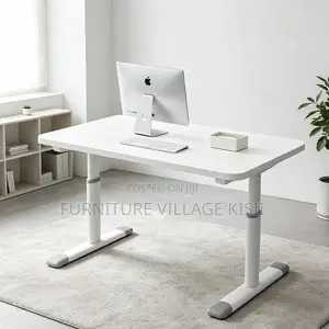 Standing Desk - Nyeupe, Inarekebishwa Urefu