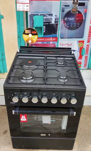 Mika 60x60 Standing Cooker (3 Gas + 1 Electric)