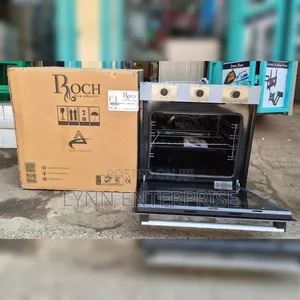 Roch 60cm Built-in Oven - Silver, 8 Functions
