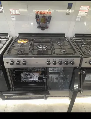 Mika 60x90 Standing Cooker (4 Gas + 1 Wok + Rapid Hotplate)