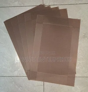Placemats za PVC za Mstatili Zilizofumwa (Set ya 6)