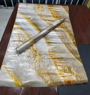 Wallpaper Vinyl ya Kujirembesha ya Marumaru 45cmx5M