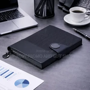 Notebooks za A5 za Kifedha na Kifuniko cha Vitone (100 Mikaratasi)
