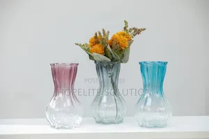Kikapu cha Maua cha Kioo cha Urefu wa 20cm, 800ml