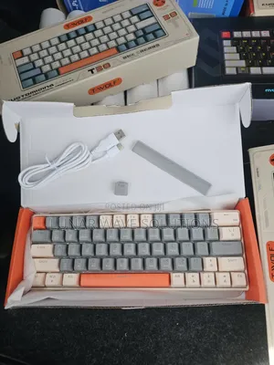 T-Wolf T30 Wireless Mechanical Keyboard - Maziwa Chai & Grey