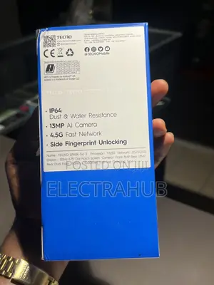 New Tecno Spark Go 3 64GB Black