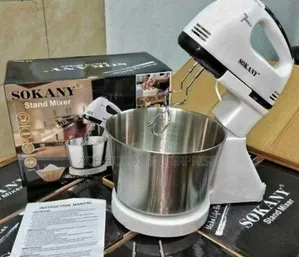 Sokany Hand Mixer 7-Speed na Bakuli (250W)
