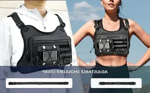 Black Tactical Chest Rig Bag